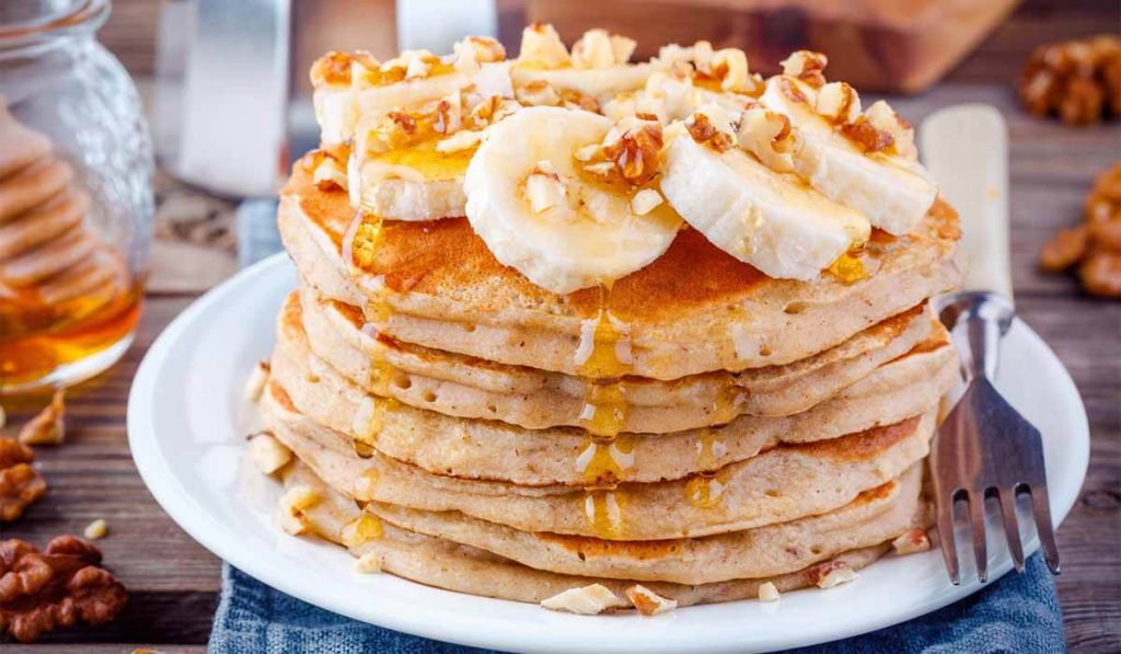 por qué comer plátano maduro receta pancakes