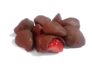 chocobites choco fresas frutas chocolate saluzzo