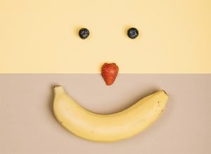 happy smiling face from fruits2