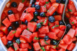 fruit salad frozen watermelon saluzzo costa rica