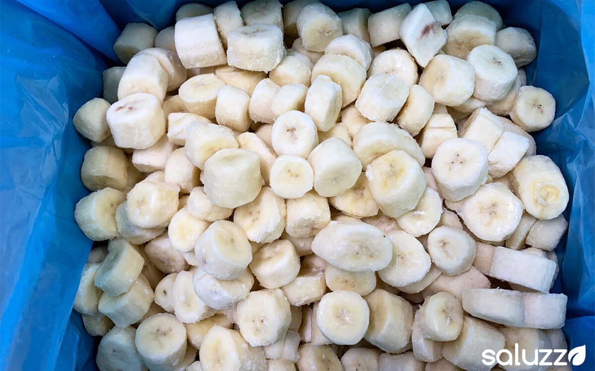 iqf banana prime freezing system frozen banana slices